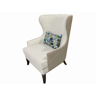 Hotel Lobby Furniture Room Furniture Solid Wood Modern Lounge Chair Accent Chairs Leisure Chair